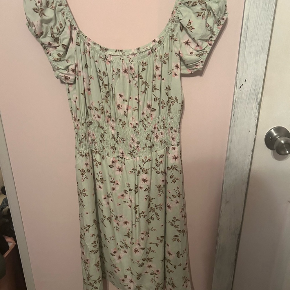 Floral Puff Sleeve Dress